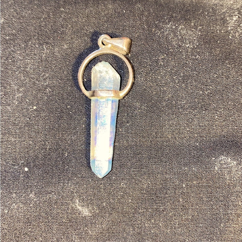Iridescent Crystal Pendant